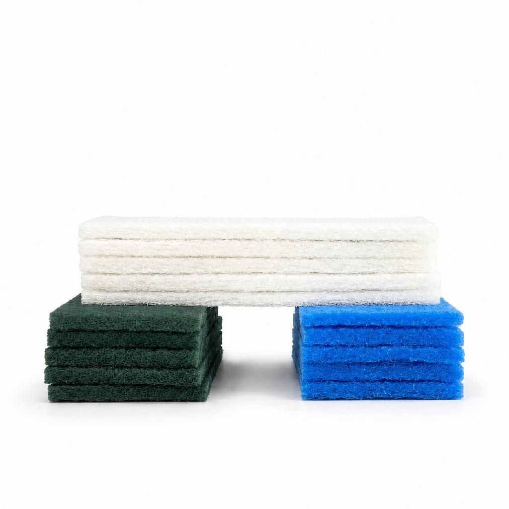 Fibra De Limpeza 5 Leve branca 5 Media azul 5 Pesada verde — imagem 2 de 2
