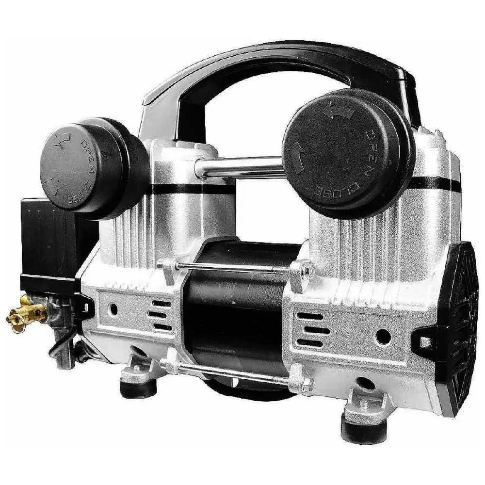Compressor De Ar 800w 8 Litros 1,1hp 8bar 120psi Sem Óleo (1100-8l) - Compbrasil — imagem 2 de 2