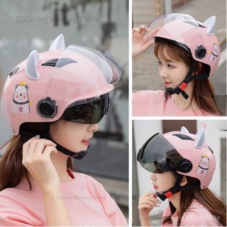 Capacete de segurança adulto fofo para carro elétrico, capacete feminino, capacete masculino para motocicleta, capacete 