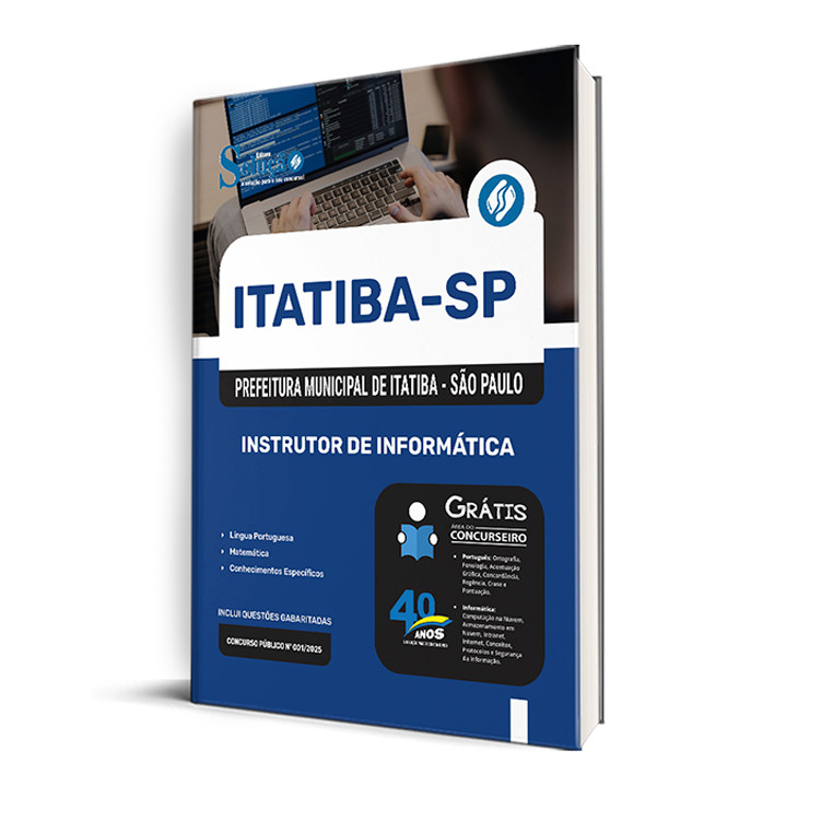 Apostila Prefeitura de Itatiba - SP  - Instrutor de Informática