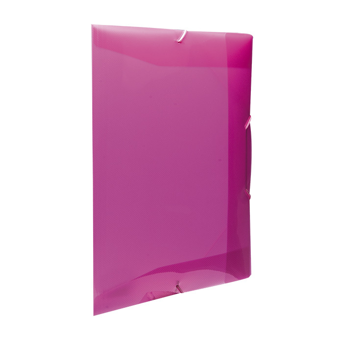 Pasta com elástico A4 fina rosa pink New Line Dello