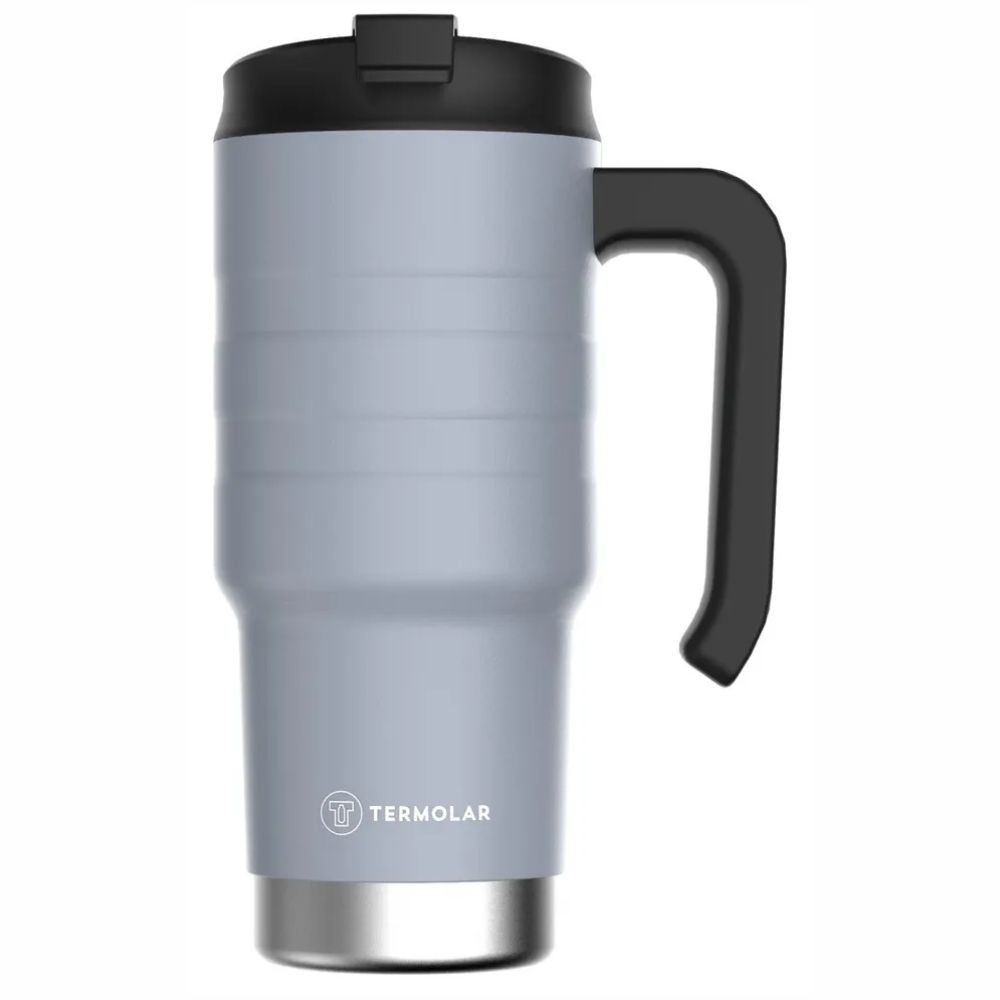 Copo Térmico Moove Cinza 590ml Termolar em Oferta na Shopee