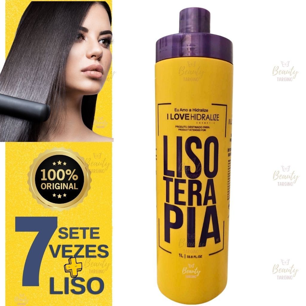 Progressiva Sem Formol Profissional Lisoterapia - Hidralise 1L - Progressiva Orgânica Liso Extremo
