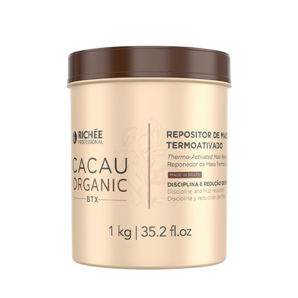 BTX Cacau Organic Repositor de Massa Richée 1kg em Oferta na Shopee