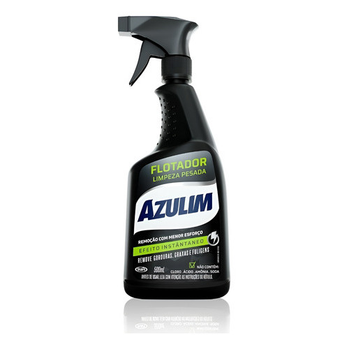 Limpeza pesada Azulim Flotador Gatilho - Unidade - 1 - 500 Ml