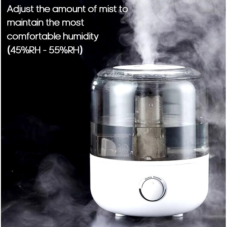 Umidificador De Ar Aromatizador Tanque De Água Grande De 3l