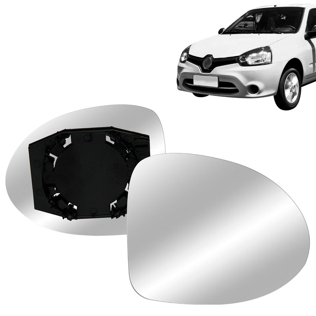 Lente Espelho Retrovisor Clio 2013 2014 2015 2016