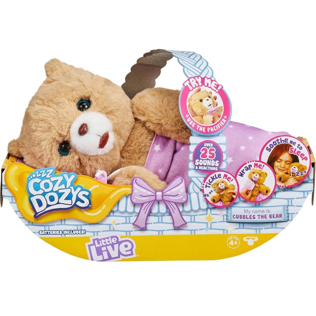 Cozy Dozy Ursinho Interativo Chupeta Manta Fofo Companheiro Sono Infantil