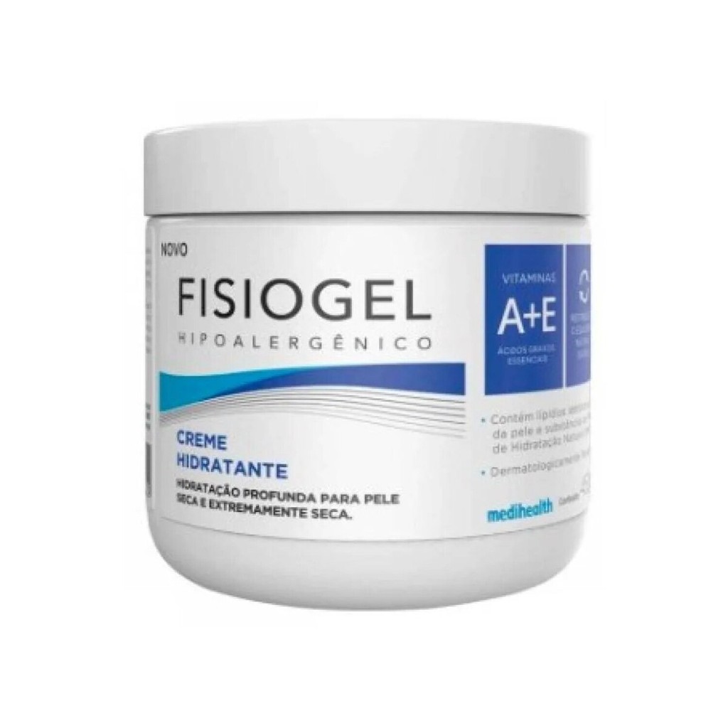 Creme Hidratante Corporal Fisiogel Hipoalergênico 450g