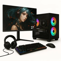PC Gamer Completo Skill Ryzen 7 5700G, 16GB, SSD 512GB M.2, + Monitor 27" IPS 100Hz - SK27003