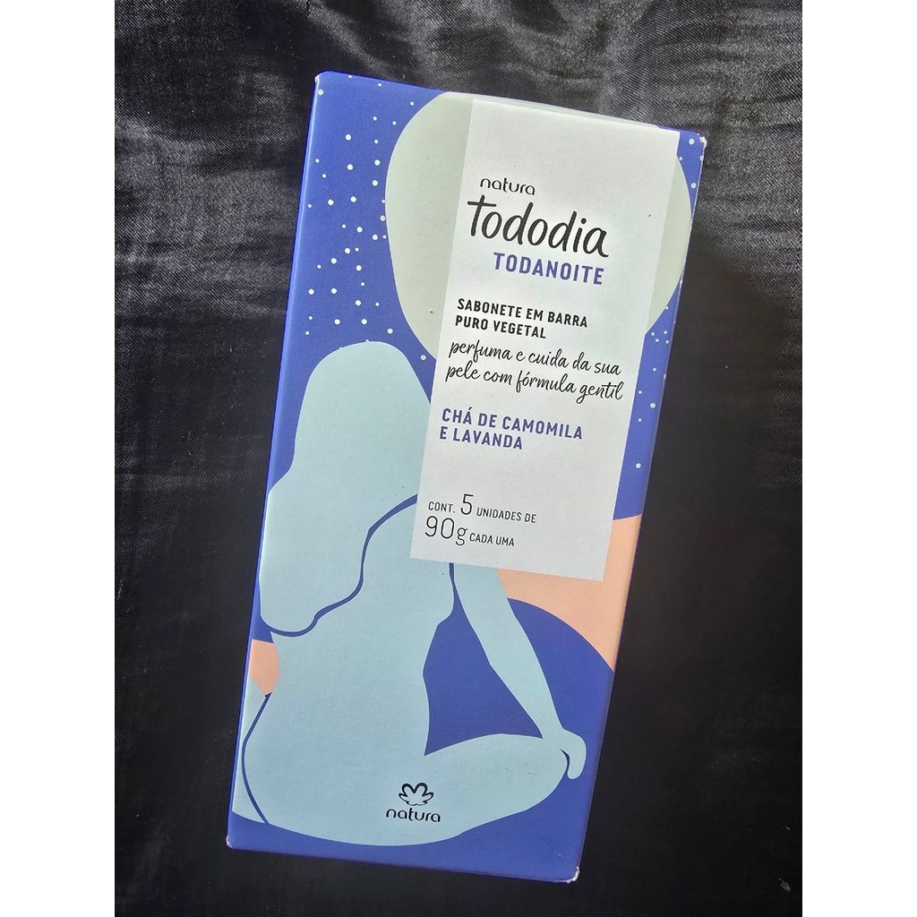 Sabonete em Barra Tododia Todanoite Chá de Camomila e Lavanda 5 unidades de 90g