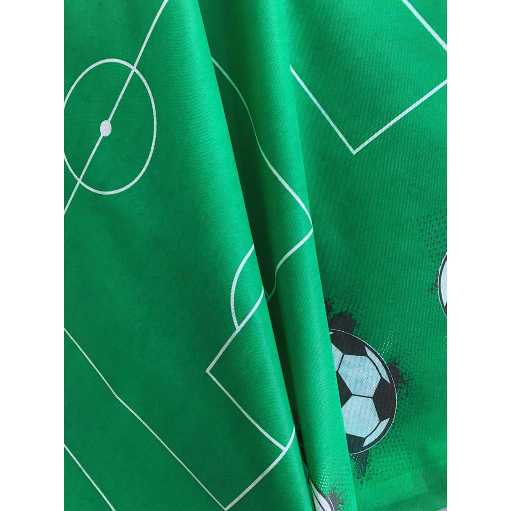 Tnt Estampado Toalha Decoração De Aniversário Campo De Futebol 2m X 1,40m