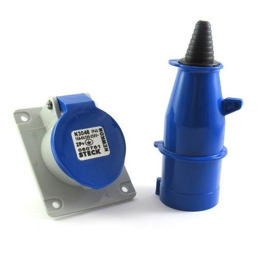 Tomada Embutir 2p+t 16a + Plug 250v N3046/n3076 Steck