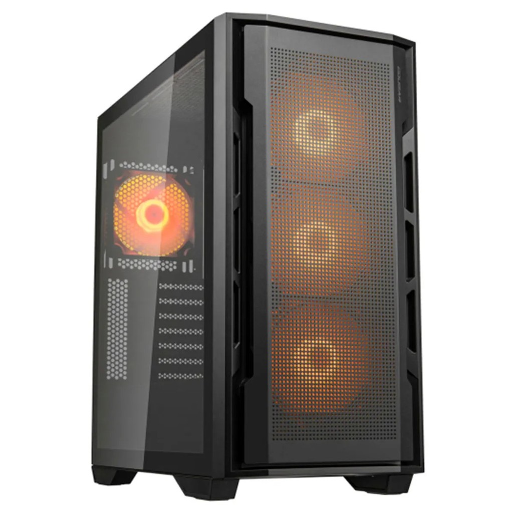 Gabinete Gamer Cougar, Uniface, RGB, Lateral de Vidro, MID-Tower, 4x Fans, Black - 385C780.0001 em Oferta na Shopee