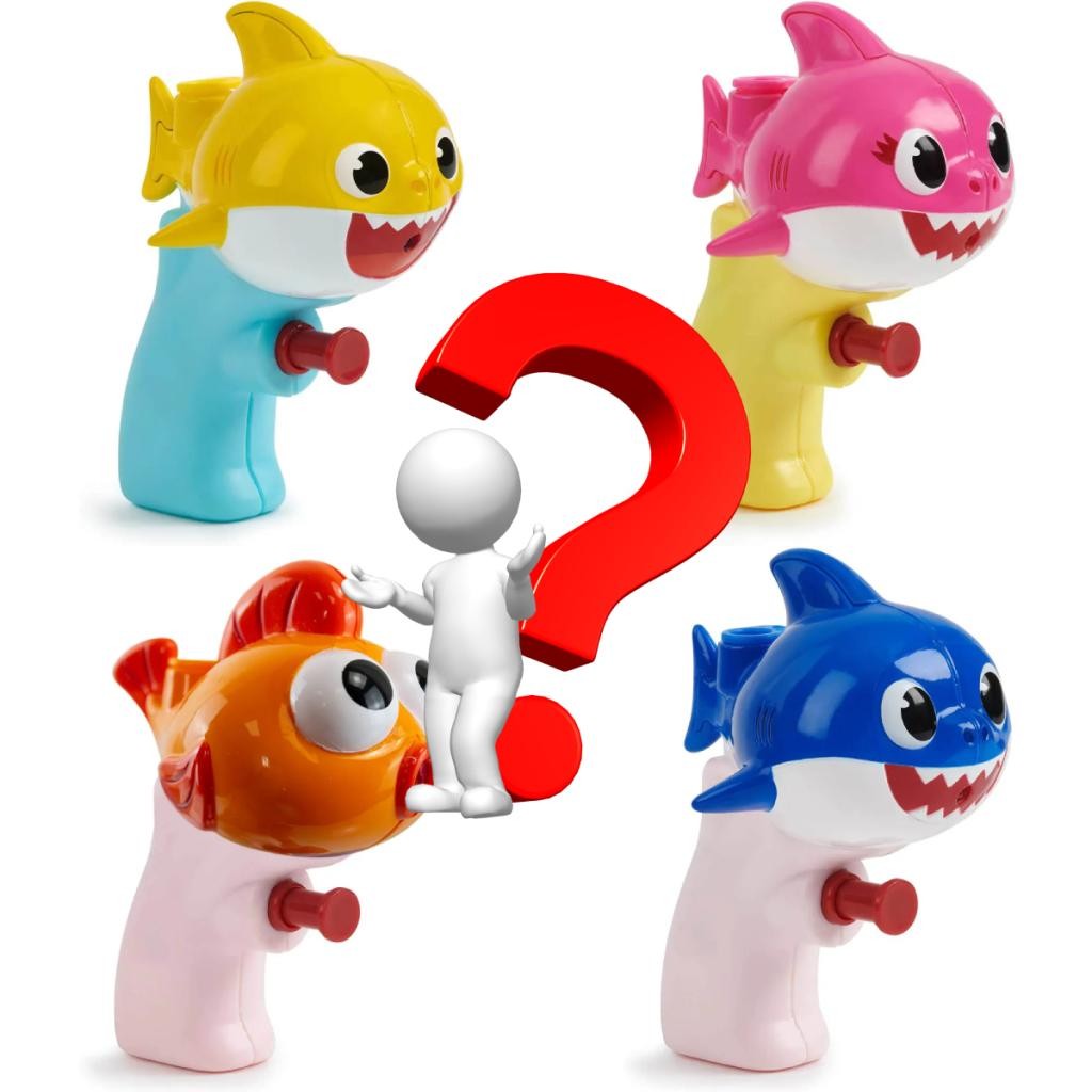 Lançador De Água Baby Shark Sortido Sunny Brinquedo Infantil Divertido Para Praia Piscina Ao Ar Livre