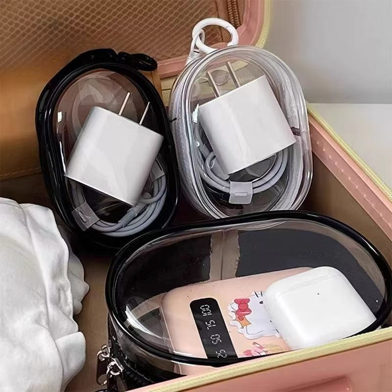 De Carregador Armazenamento De Cabo De Dados Bolsa Organizador Portátil De Fone De Ouvido Externo em Oferta na Shopee