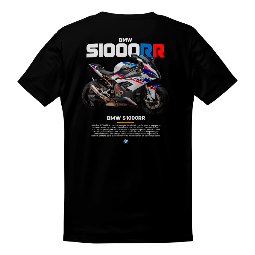 Camiseta Moto Motociclismo Bmw S1000rr Supermoto Motogp