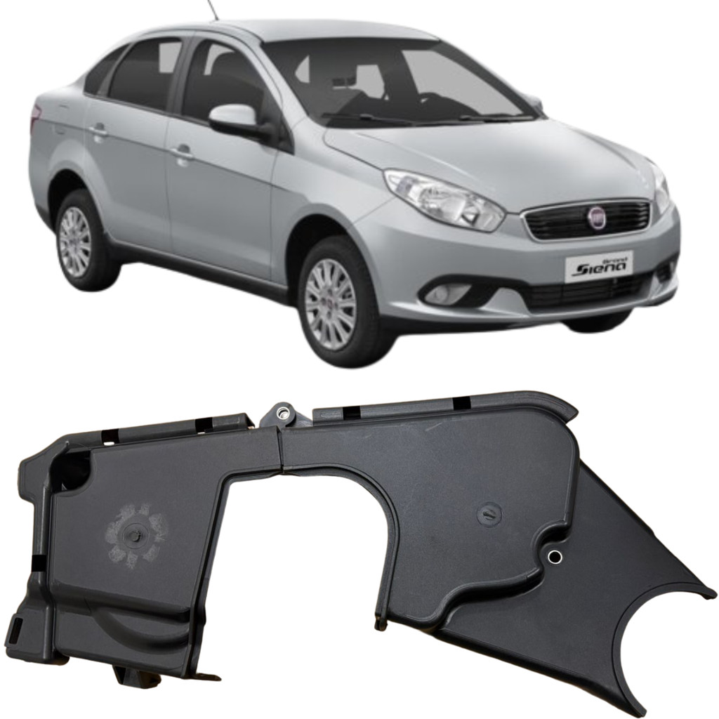 Kit Protetor Correia Dentada Externo para Fiat Grand Siena 2013 até 2021
