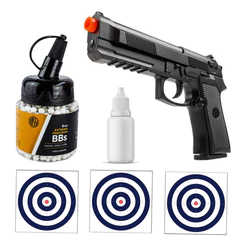 Pistola De Airsoft Spring Pt92 V21 + 1000 Bbs Premium Rossi