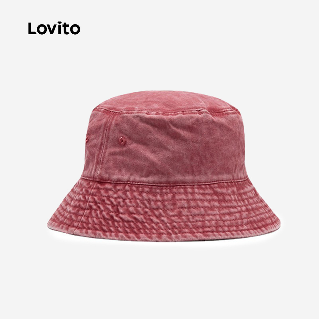 Lovito Chapéu Casual Lavado LFA99020 em Oferta na Shopee