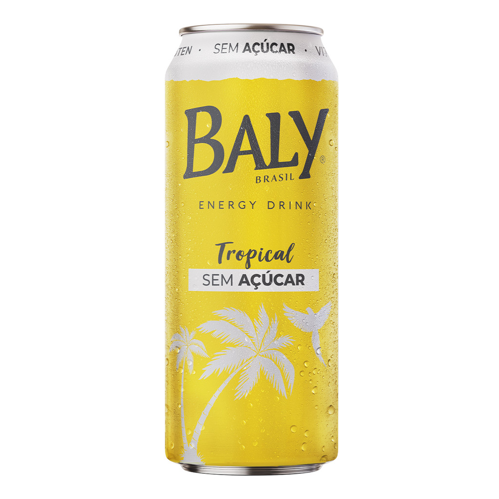 Imagem Energético Baly Energy Drink Tropical Sem Açucar 473ml