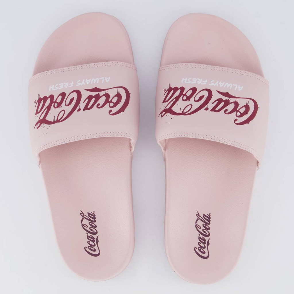 Chinelo Coca Cola Slide Graff Feminino Rosa em Oferta na Shopee