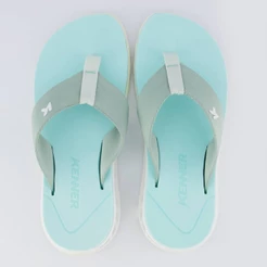 Chinelo Kenner Rakka Azul Claro e Branco