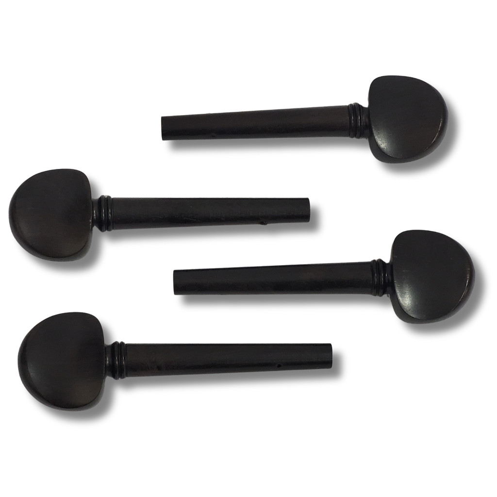 Cravelha Violoncelo Ébano Wood Olho Paris Zellmer Kit com 4