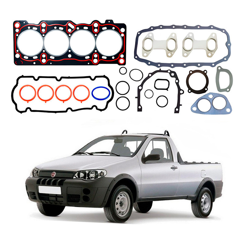 Jogo Junta Motor Cabeçote Fiat Strada 1.4 8v 2005 A 2010