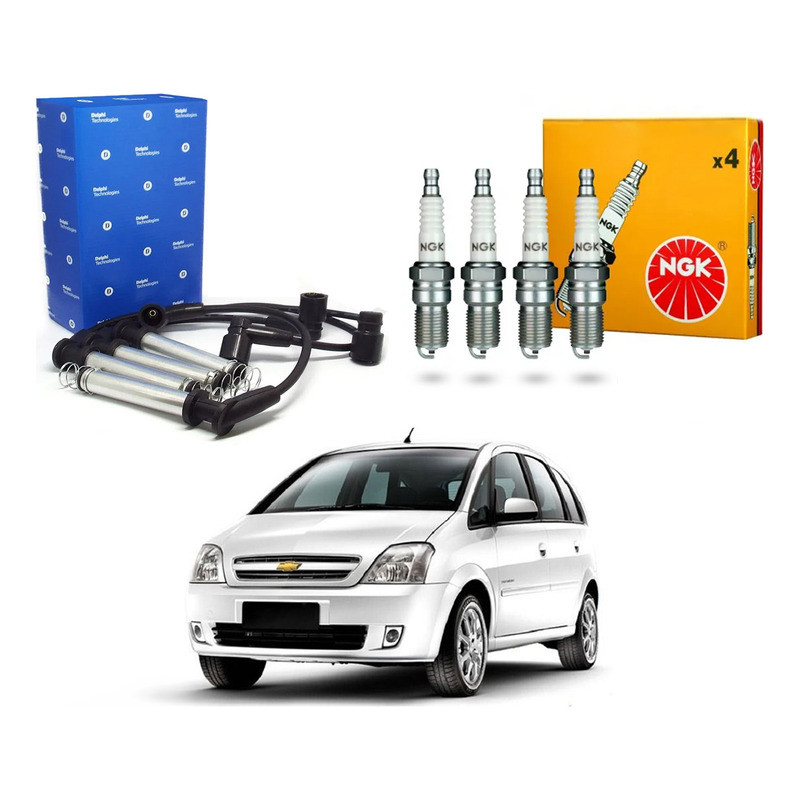 Kit Vela Ngk Cabo, Meriva 1.8 8v 2002 A 2012 em Oferta na Shopee