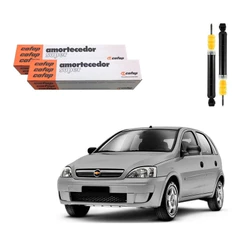 Par Amortecedor Traseiro, Corsa Novo 1.0 2003 A 2012