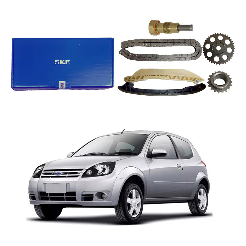 Kit Corrente Comando Skf Ka 1.0 1.6 2008 A 2012