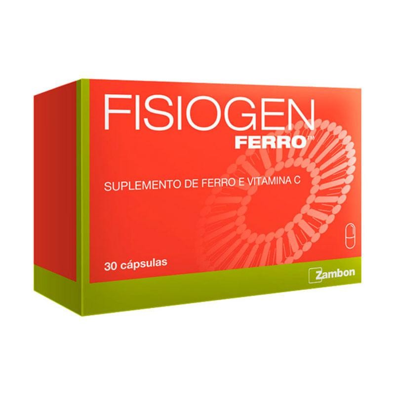 Suplemento Alimentar Fisiogen Ferro 30 Cápsulas em Oferta na Shopee