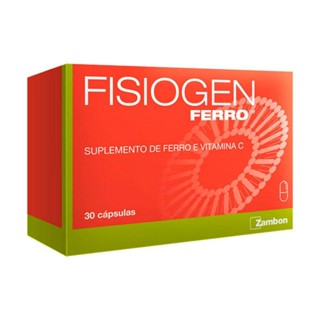 Suplemento Alimentar Fisiogen Ferro 30 Cápsulas em Oferta na Shopee