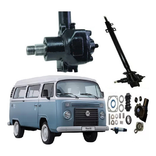 Caixa Direção Kombi  Roletada Direção+leve 1998 Até 2014