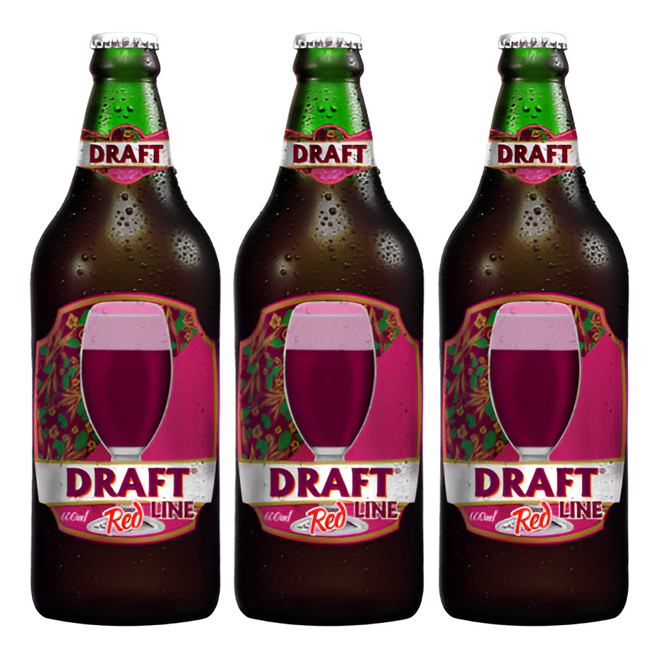 Draft Red Line 600ml 3 Unidades em Oferta na Shopee