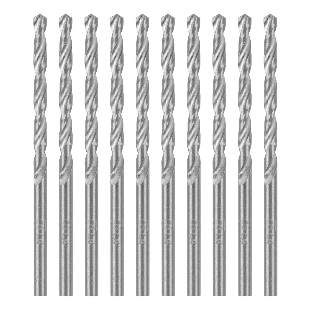 Imagem BROCA ACO RAPIDO STANDARD, PARA METAL, POLIDA, HASTE CILINDRICA, 3MM, 10PCS // MTX