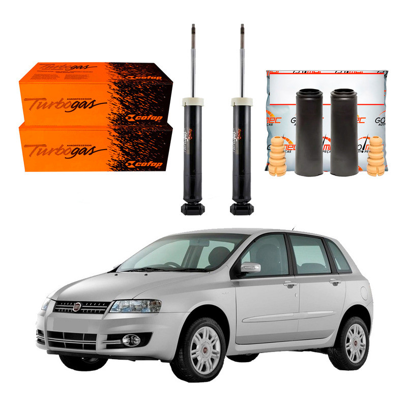 Kit Amortecedor Traseiro Cofap Fiat Stilo 1.8 2003 A 2011 em Oferta na Shopee