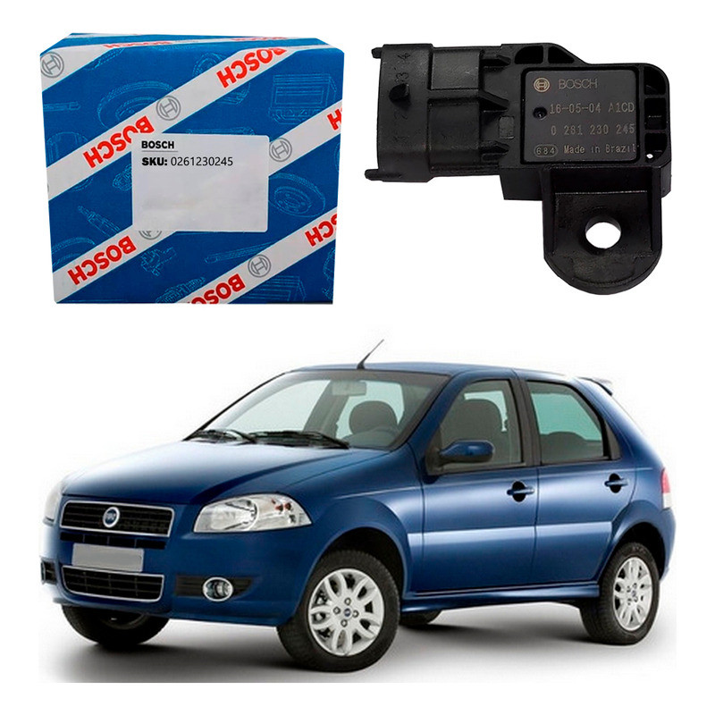 Sensor Map Bosch Palio 1.8 2007 A 2008 em Oferta na Shopee