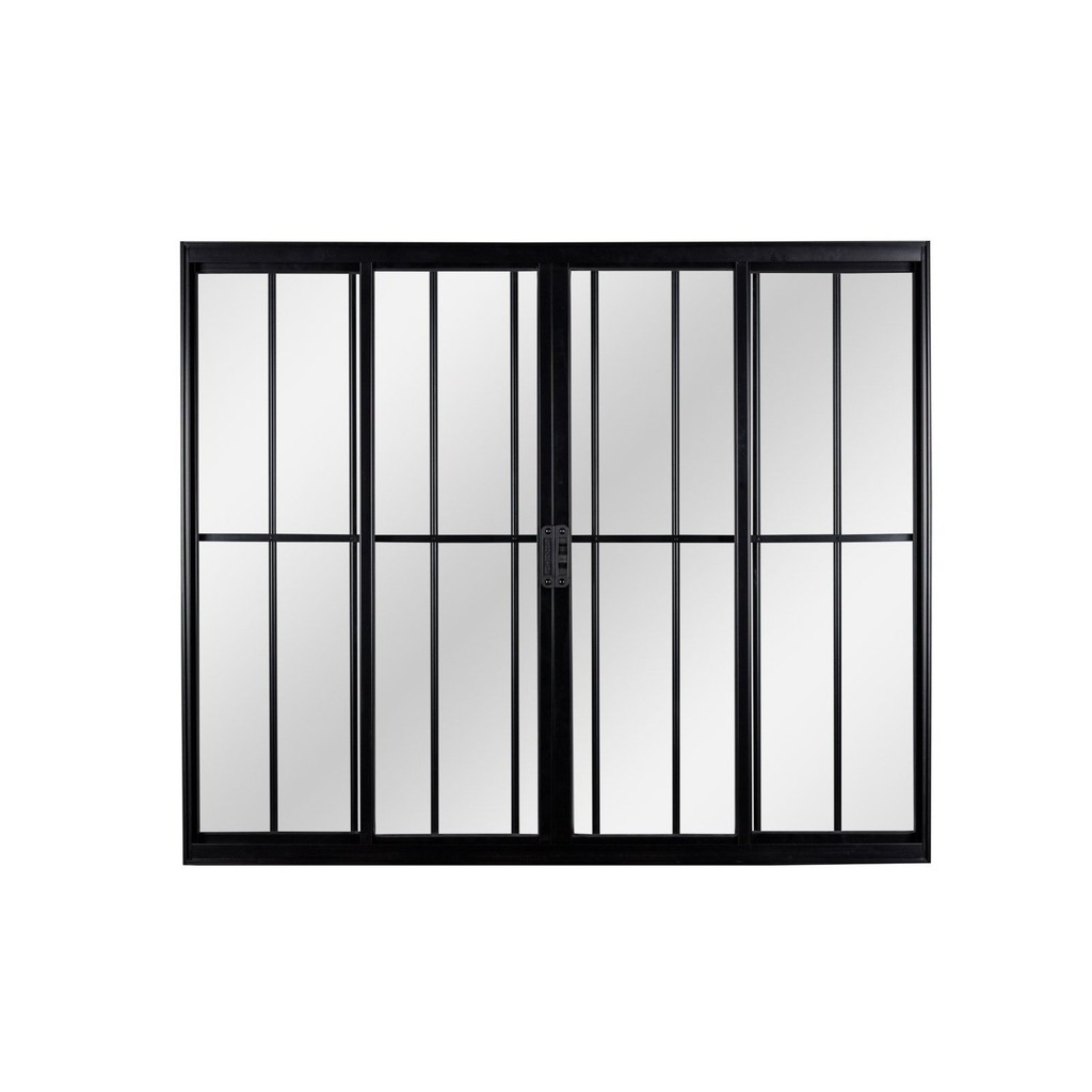 Janela de Alumínio de Correr 100x120x8cm 4 Folhas Vidro Liso Ecosul Esquadrisul 100cm x 120cm x 8cm em Oferta na Shopee