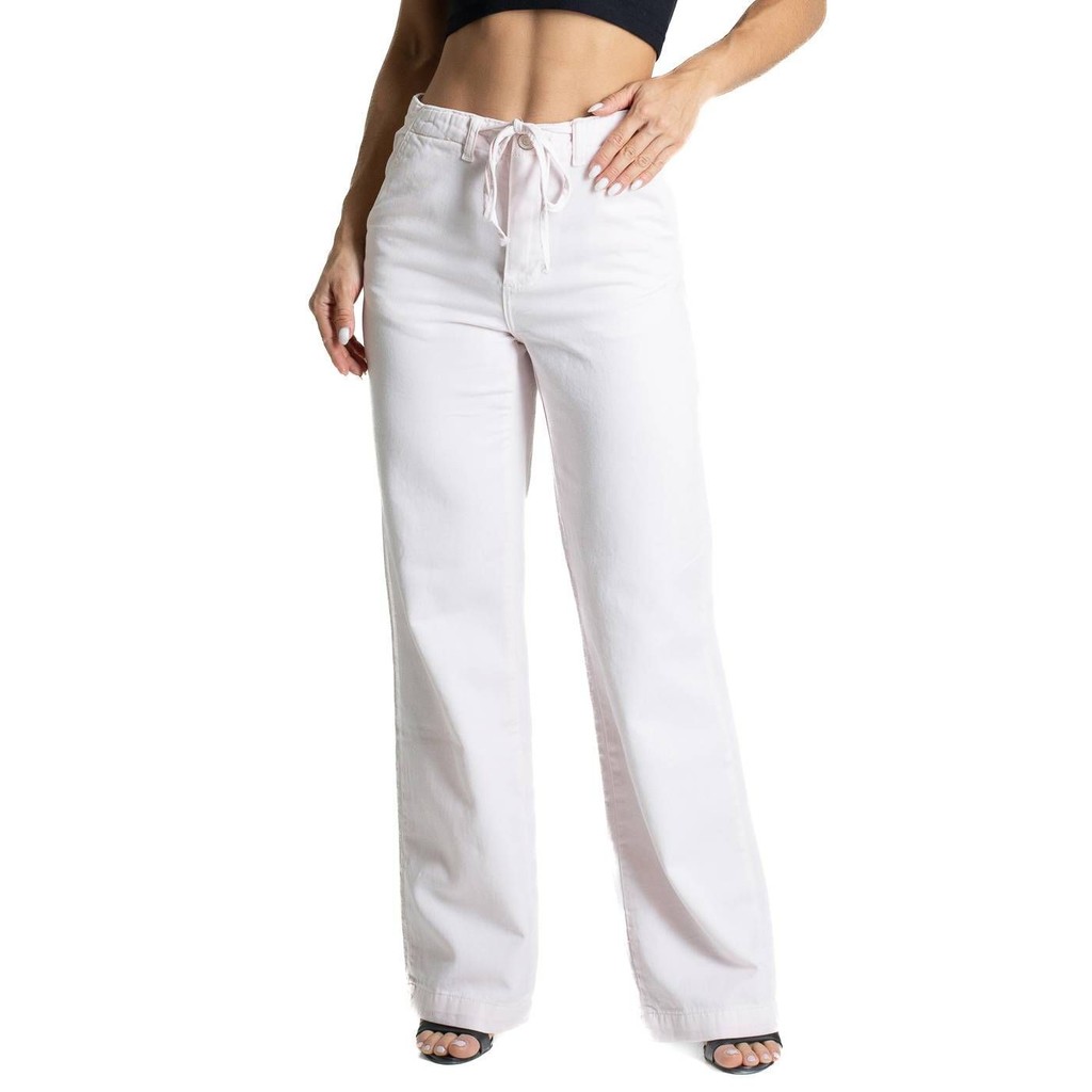 Calça Sarja Sawary Wide Leg - 281586