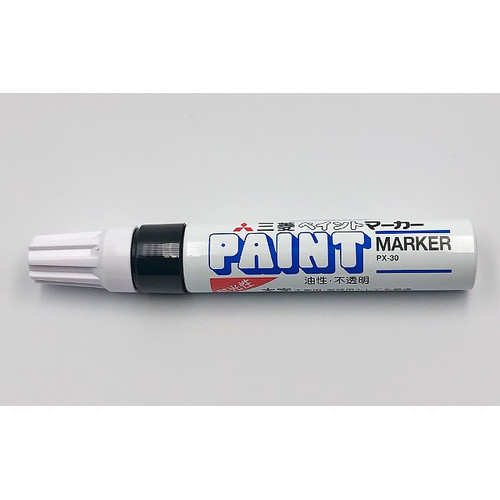 Marcador Permanente Uni Paint Marker Px-30 - Cor Preta