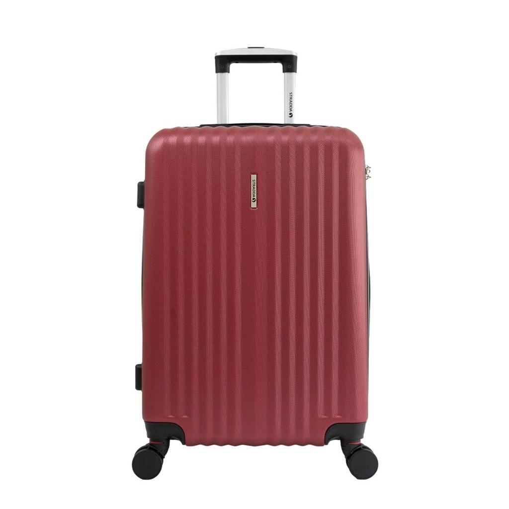 Mala de Viagem Média 23kg Rígida Rodas Giro 360º Hamburgo Stradda em Oferta na Shopee