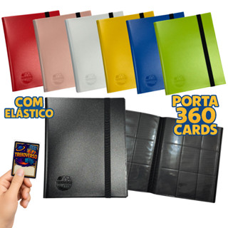 Fichário Álbum Pasta Grande Pokémon Yu-Gi-Oh! Magic Para 360 Cartas C/ Elástico Premium - TREKOVERSO em Oferta na Shopee