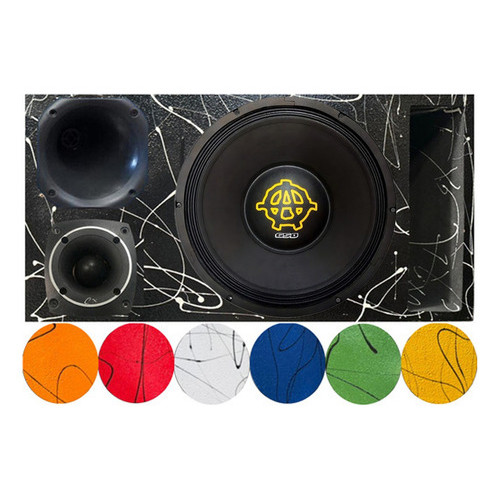 CAIXA TRIO DUTO RÉGUA ALTO FALANTE KAOS BASS 650 COMPET CORES em Oferta na Shopee