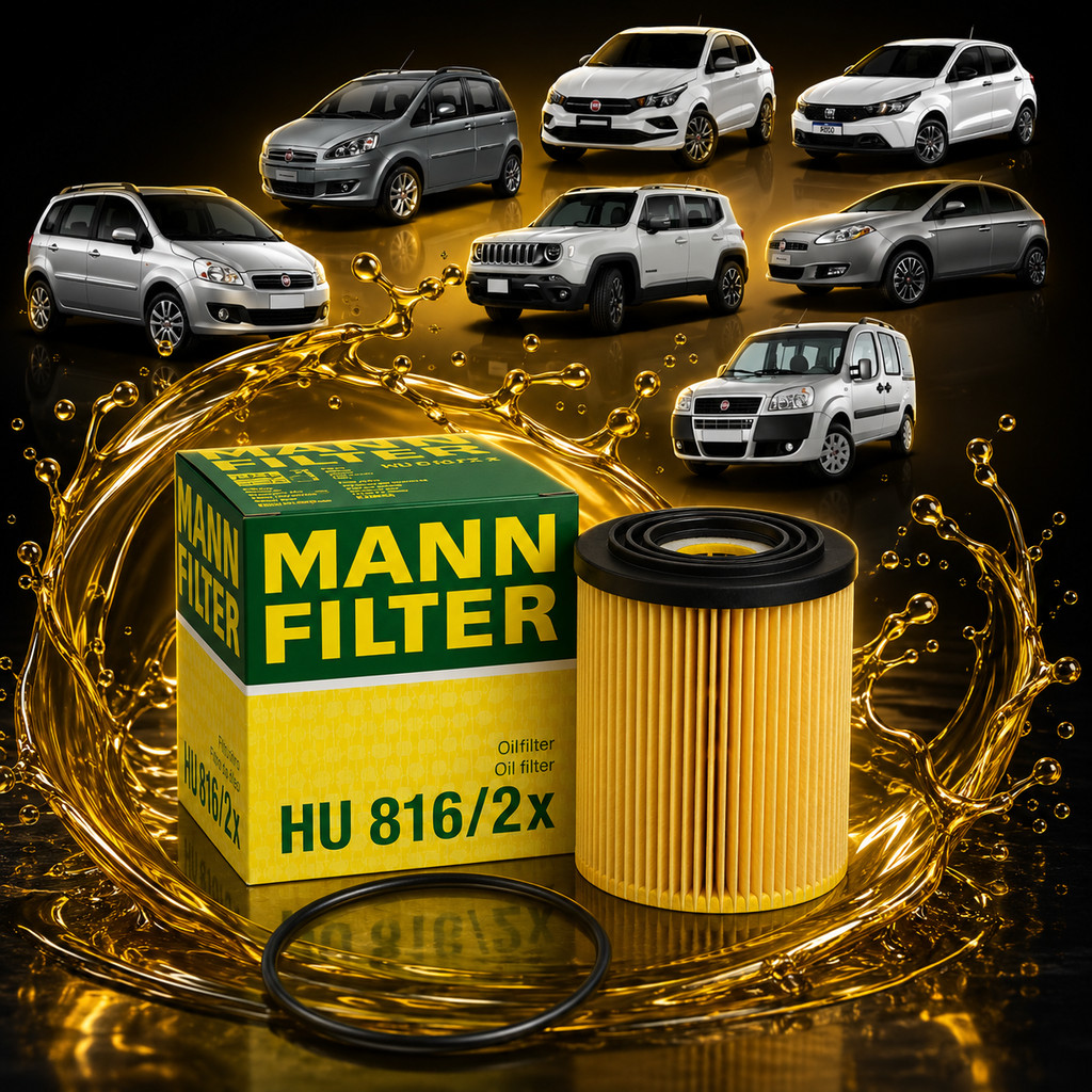 Filtro Oleo Mann Filter Fiat E-torq Punto Palio Siena Strada Hu816/2x
