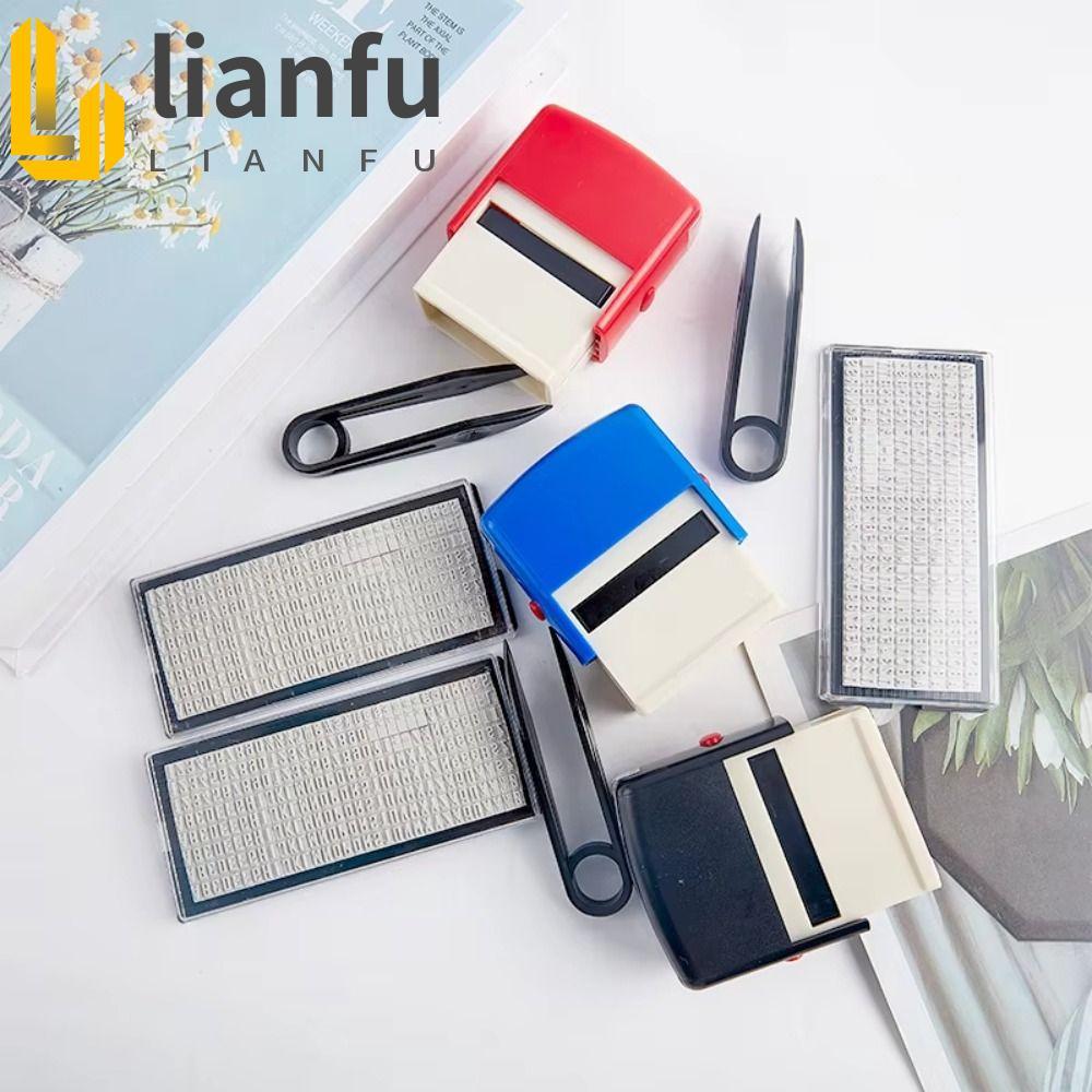 Carimbo Personalizado LIANFU , Kit De DIY De Endereço Comercial Com Letra De Nome , De Borracha Número Do Alfabeto