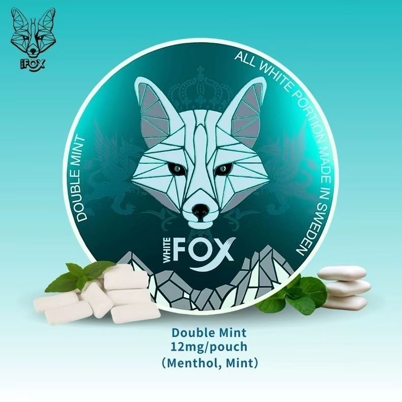 Sem boca de raposa com bolsa snus Anel de raposa sueca Mint FOX Ferramenta útil refrescante