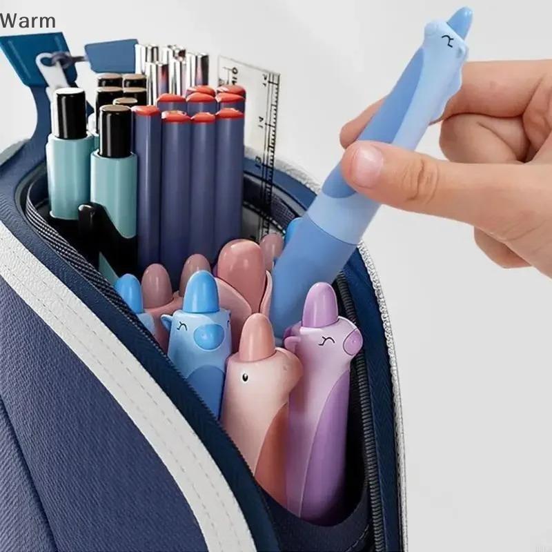 Quente 2 Em 1 Stand Up Lápis Caso Vertical Caneta Titular Portátil Saco De Papelaria Para Escola Escritório Uso Casa