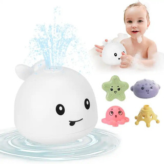 Brinquedo de Pulverização de Água para Banho de Bebê, Brinquedos de Banheira para Crianças de 1 a 3 Anos, Brinquedo de B